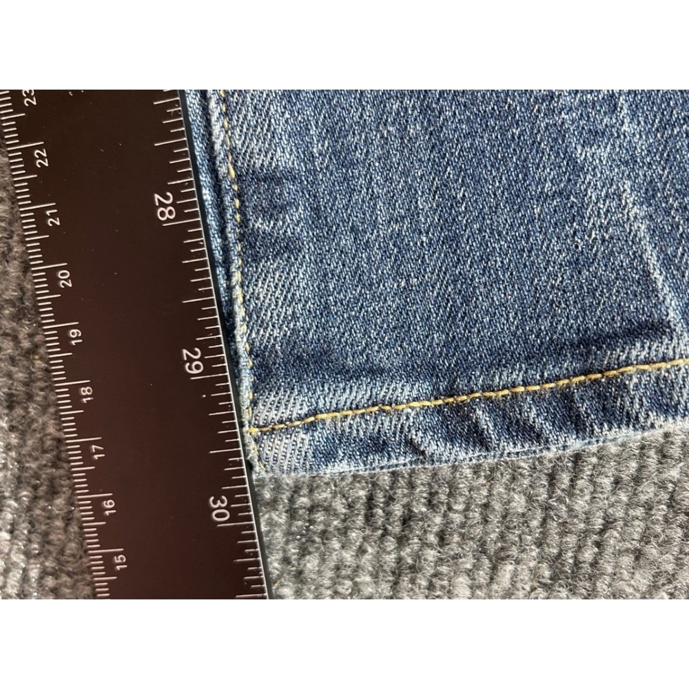 J.Crew Womens Stretch Denim Jeans Size 28 Ripped Distressed Dark Wash Casual - Picture 8 of 9